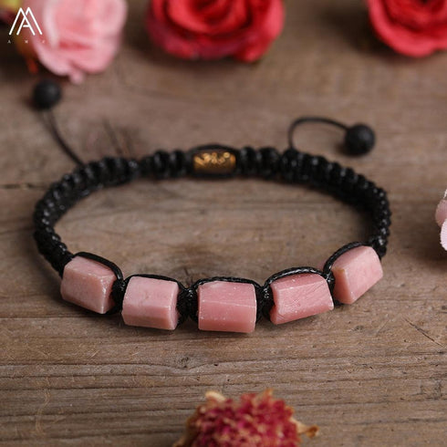 Natural Tourmaline Woven Bracelet